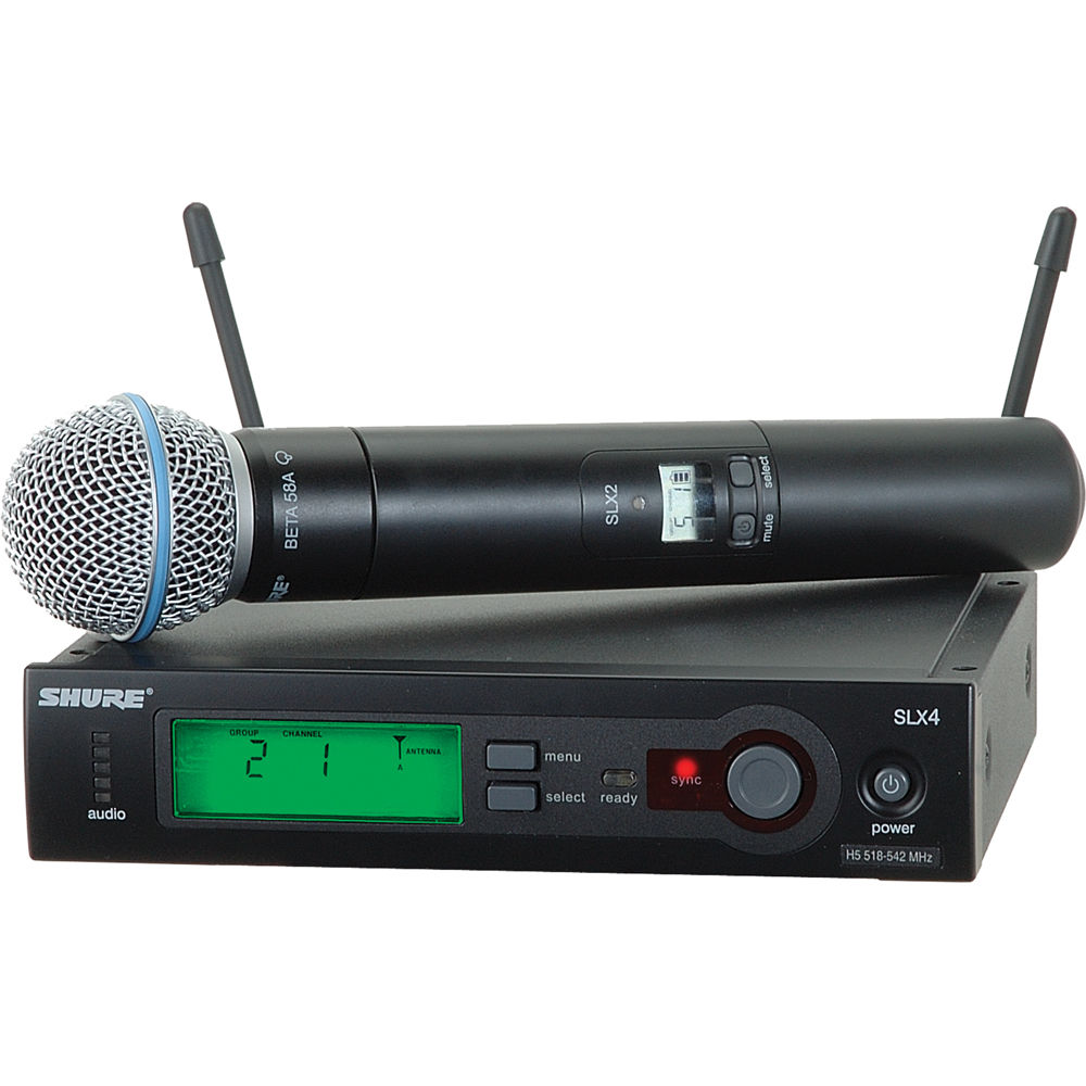 mikrofon bezprzewodowy shure slx/beta58 wynajem