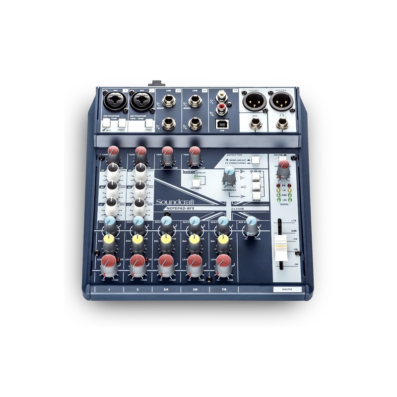 mixer live soundcraft notepad 8FX